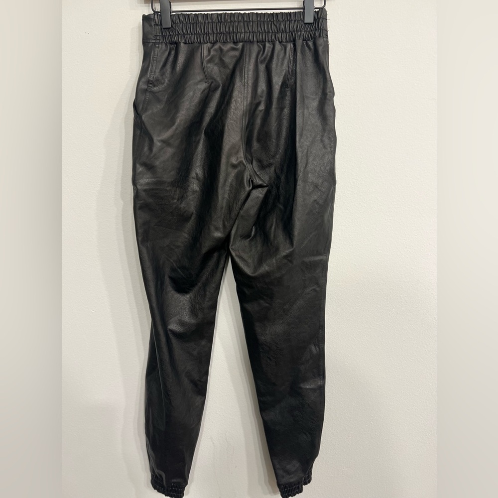 SPANX Faux Leather Jogger Pants Size Small - Picture 8 of 8